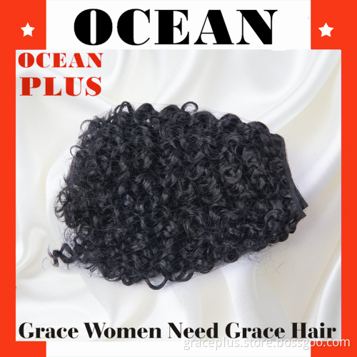 Factory direct supply wholesale price high quality afro angel spriral jerry curl weave joedir best synthetic hair weaving